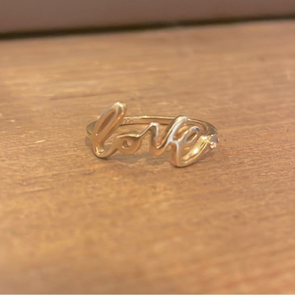 LOVE Script Ring - Picture 4 of 6
